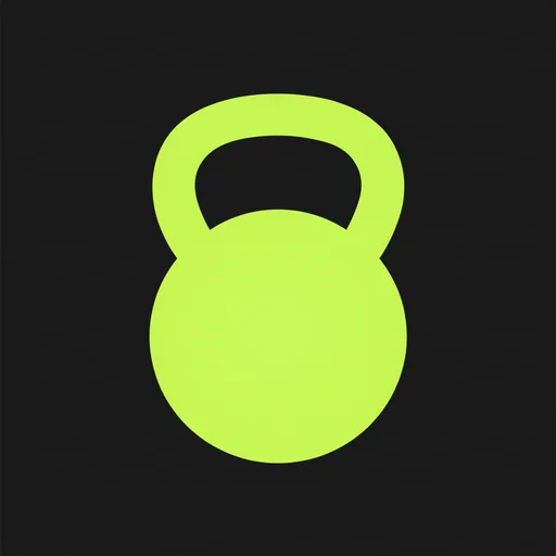 Kettlebell app icon made with Appicons.ai