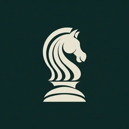 Chess knight app icon made with Appicons.ai