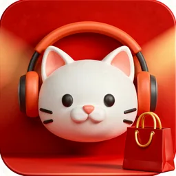 Cat with headphones icon, Singles’ Day 11.11 edition